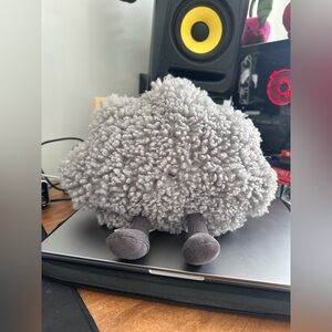 NWT Jellycat Cloud Storm Grey